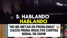Cazzu detiene insultos contra Christian Nodal en pleno concierto 😱🎤