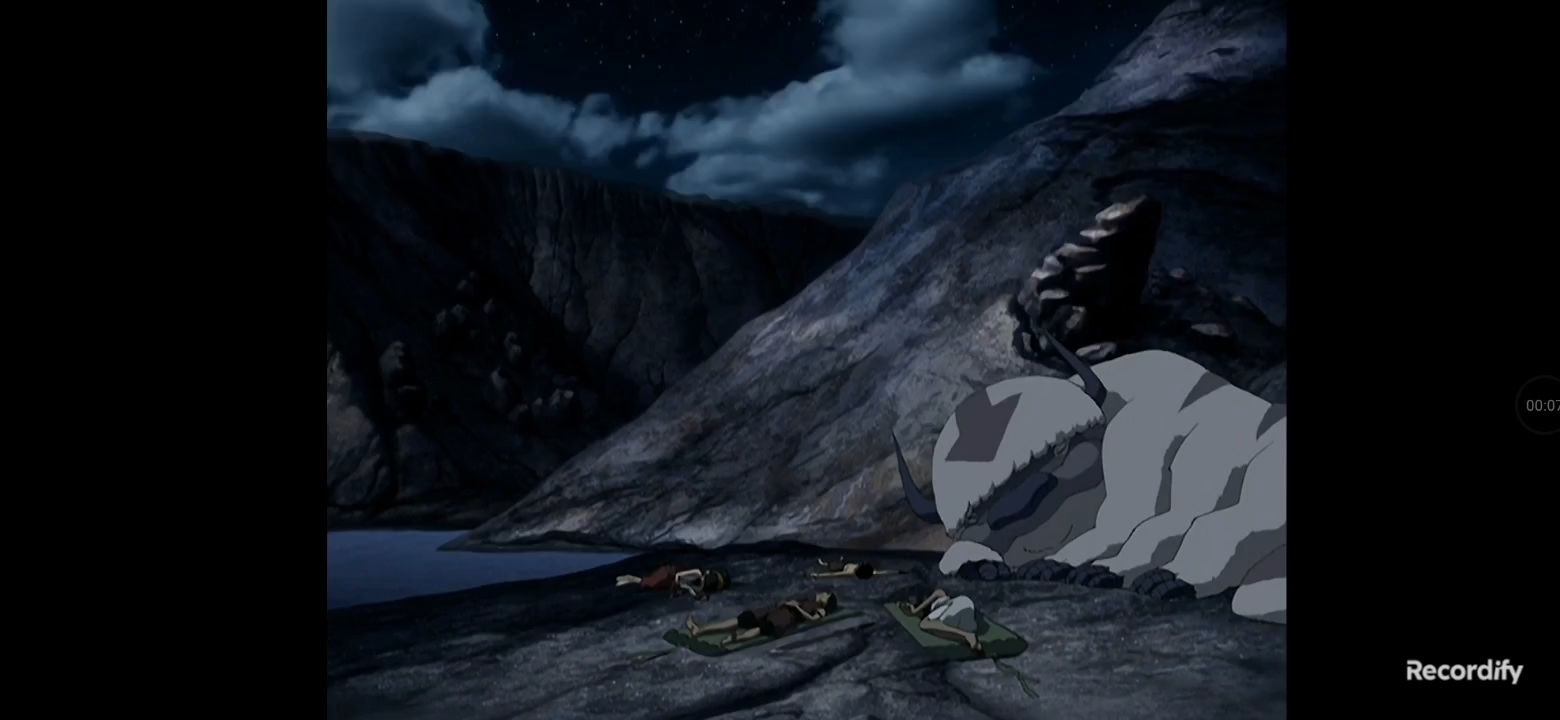 Combustion Man attacks Team Avatar no sound all action cut