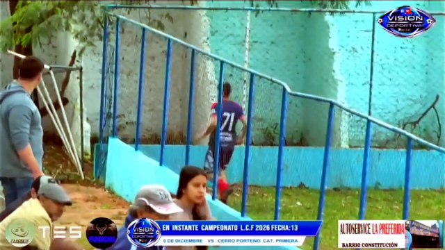 Jugador de fútbol le pegó a un árbitro al finalizar encuentro entre clubes de la Liga de Fútbol de Caaguazú