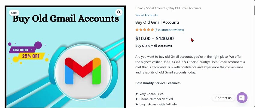 09 Best Platforms To Buy Verified Gmail Accounts (Aged or New...