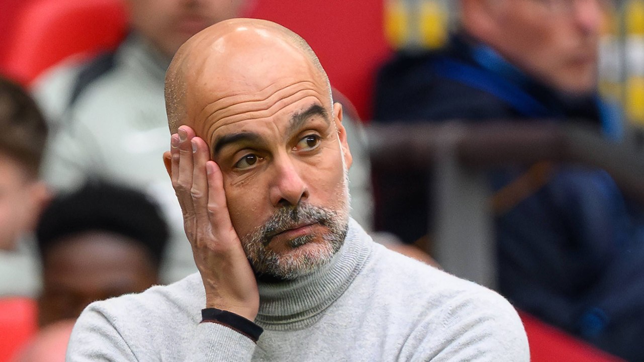 "wenn man zurückblickt": vielsagende antwort von guardiola
