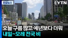 오늘 구름 많고 예년보다 더워...내일~모레 전국 비 / YTN