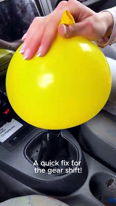Fixing your gear shift with a balloon!