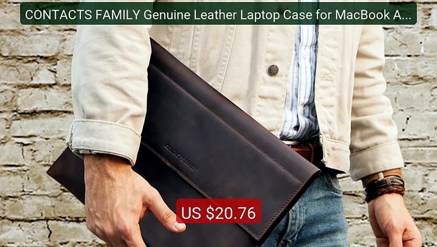 CONTACTS FAMILY Genuine Leather Laptop Case for MacBook Air... Top Pick 2026 | Unbeatable Price!