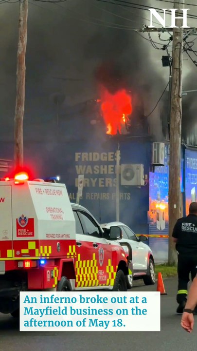 Mayfield fire - Newcastle Herald - May 19, 2026