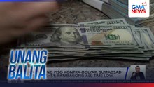 Halaga ng piso kontra-dolyar sumadsad sa P61.75=$1; panibagong all-time low | Unang Balita
