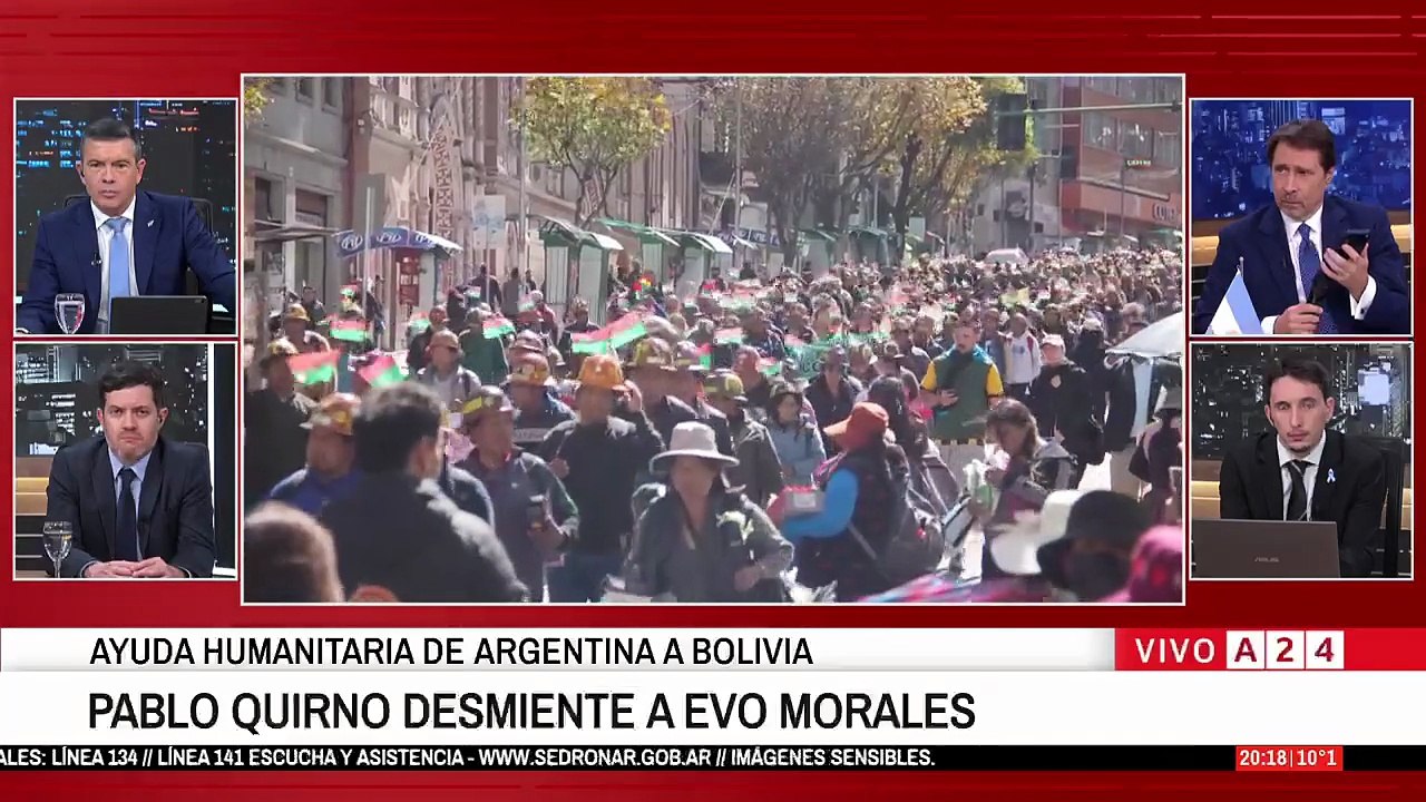 El  Gobierno desmiente a Evo Morales