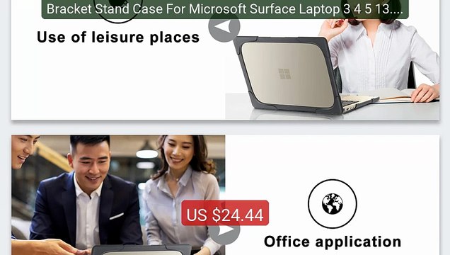 Bracket Stand Case For Microsoft Surface Laptop 3 4 5 13.5 With Me... Top Rated 2026 | Buy Now!