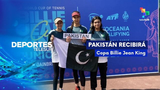 DEPORTES TELESUR | Pakistán recibirá la Copa Billie Jean King de tenis femenino 18-05-2026