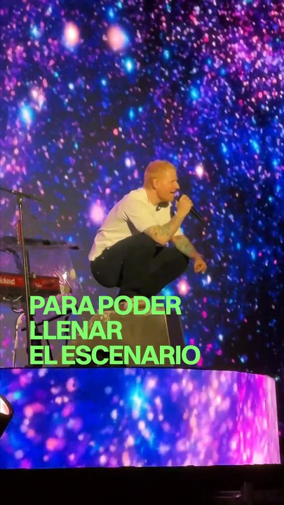 Ed Sheeran convirtió el escenario en una estación de creación en vivo.