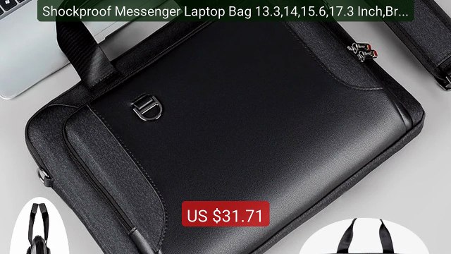 Shockproof Messenger Laptop Bag 13.3,14,15.6,17.3 Inch,Briefcase M... Best Deal 2026 | Shop Now!