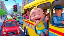 Wheels on the Bus City Trip 🚌 | Beep Beep Traffic Song | Kids Nursery Rhymes