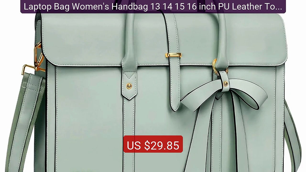 Laptop Bag Women's Handbag 13 14 15 16 inch PU Leather Tote Bag Cas... -- Top Rated 2026 | Buy Now!