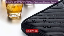 DOMISO 10",13",14",156",17" Inch Waterproof Laptop Sleeve Note... -- Best Buy 2026 | Great Quality!