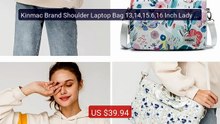 Kinmac Brand Shoulder Laptop Bag 13,14,15.6,16 Inch Lady Women Man... -- Best Deal 2026 | Shop Now!