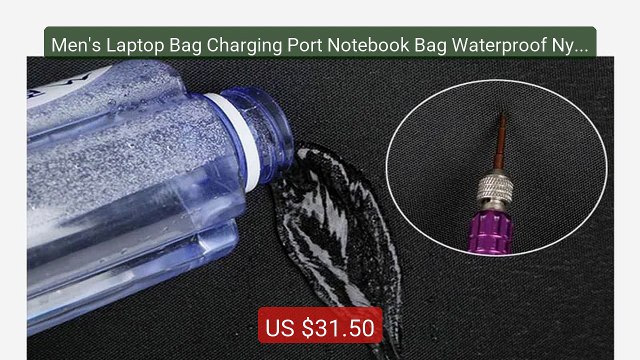 Men's Laptop Bag Charging Port Notebook Bag Waterproof Nylon 15.6 I... Top Rated 2026 | Buy Now!