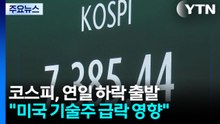 코스피, 연일 하락 출발..."미국 기술주 급락 영향" / YTN
