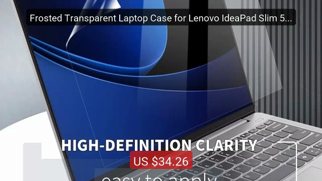 Frosted Transparent Laptop Case for Lenovo IdeaPad Slim 5 14/1... Best Buy 2026 | Great Quality!