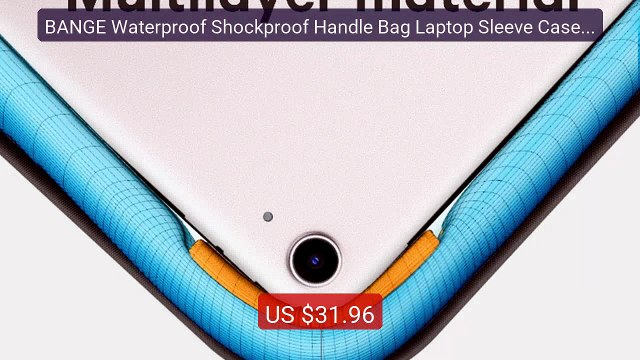 BANGE Waterproof Shockproof Handle Bag Laptop Sleeve Case for Macb... Best Deal 2026 | Shop Now!
