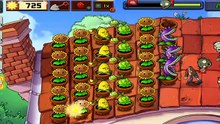 Plant Vs Zombie Adventure Roof Level 8