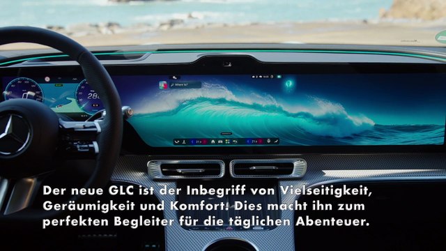 Der neue Mercedes-Benz GLC - Mehr Platz als jemals zuvor steigert den Komfort für Passagiere und Gepäck