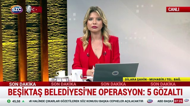 Beşiktaş Belediyesi'ne Operasyon: 5 Gözaltı