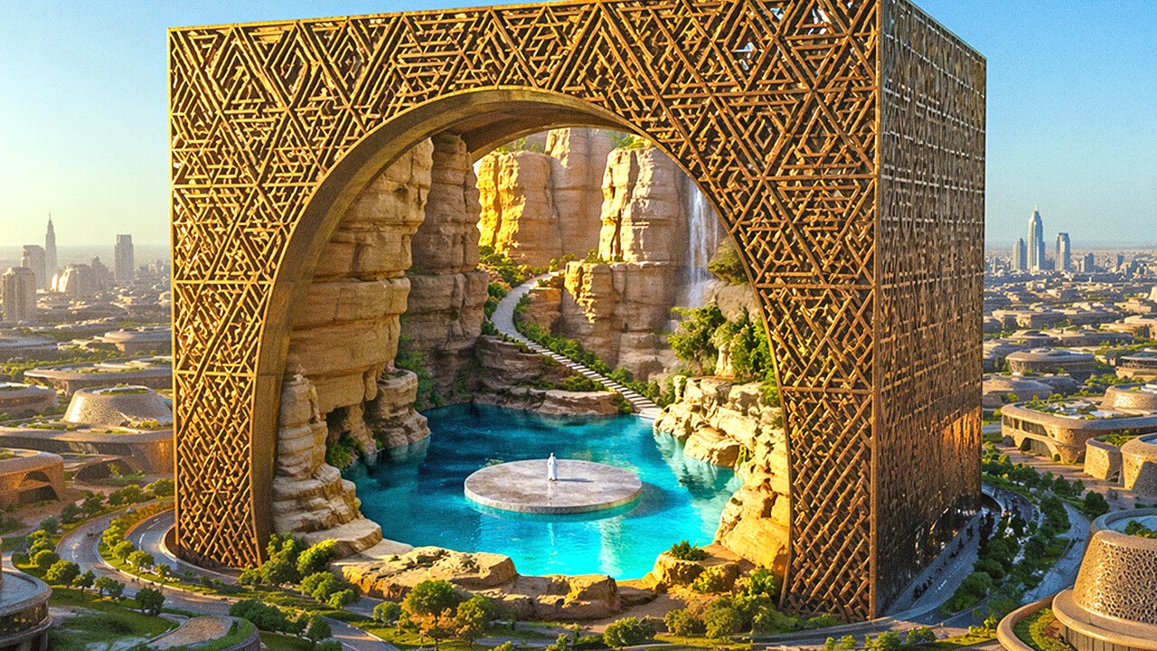 Une mégapole cubique : le futur de Riyad