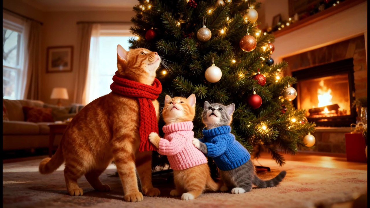 Gingy’s Christmas Decorating Turned Into Total Chaos 🎄🐱😂 | Cozy Winter Story ❤️