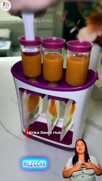 Llenador de Bolsitas para Comida de Bebé | Haz...