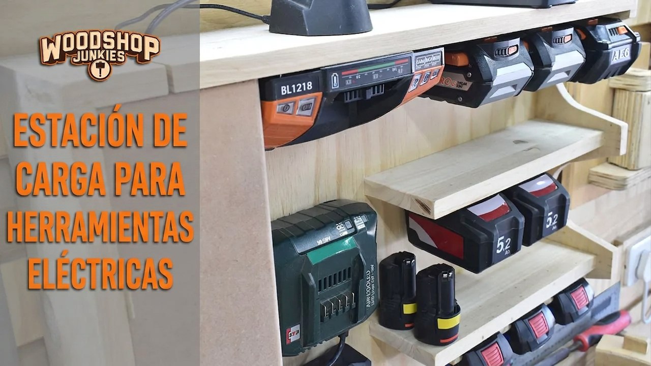 ¿Herramientas inalámbricas? Así armé la estación de carga ideal para talleres pequeños