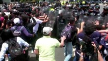 Protest na Centralnym Uniwersytecie Wenezueli po śmierci więźniów
