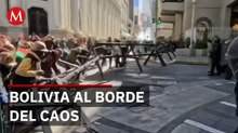 Marcha de simpatizantes de Evo Morales provoca enfrentamientos con la policía en Bolivia