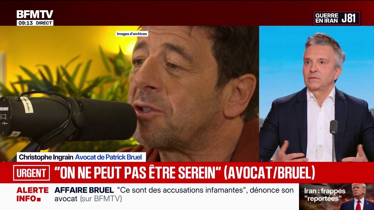 Plaintes contre Patrick Bruel: "On ne peut pas être serein lorsque vous avez une accumulation d'accusations", assure l'avocat du chanteur