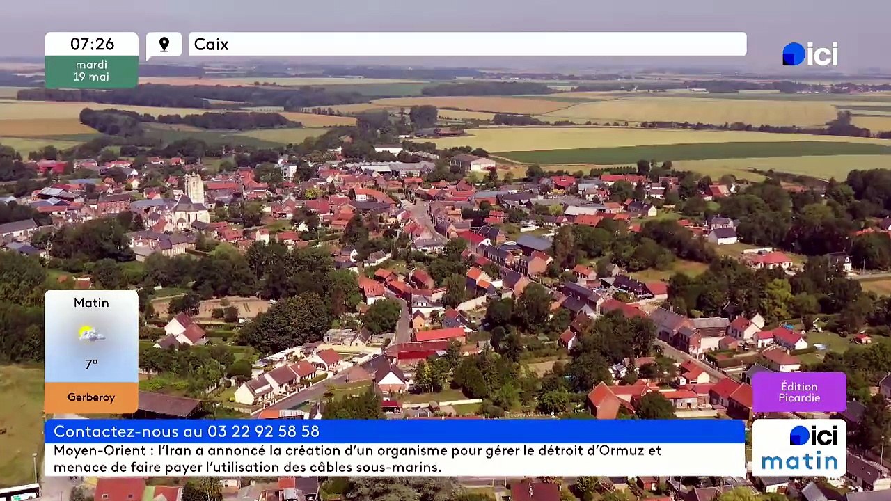 19/05/2026 - ici matin par ici Picardie en vidéo