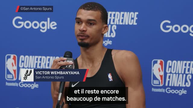 Spurs - Wembanyama : "Je ne suis pas encore développer autant que je le voudrais"