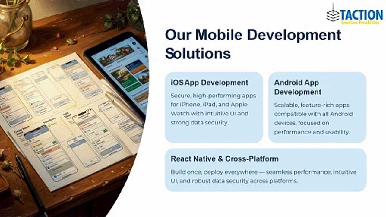 Your Trusted Mobile App Development Partner for Scalable Solutions – Taction Software