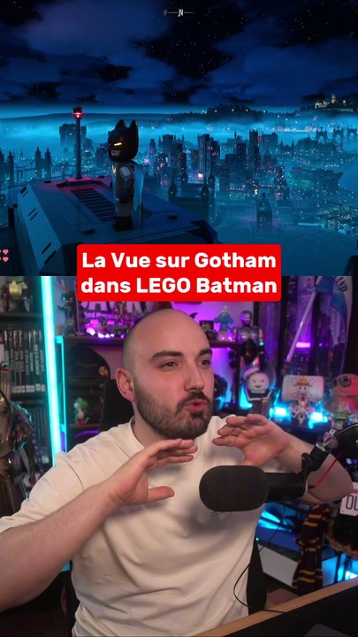 Vue sur Gotham dans LEGO Batman
