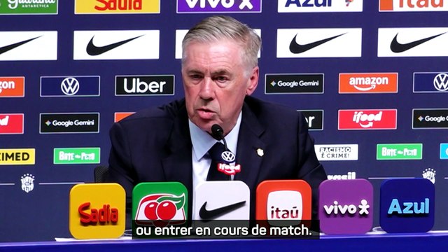 Ancelotti : ''Neymar jouera s’il mérite de jouer''