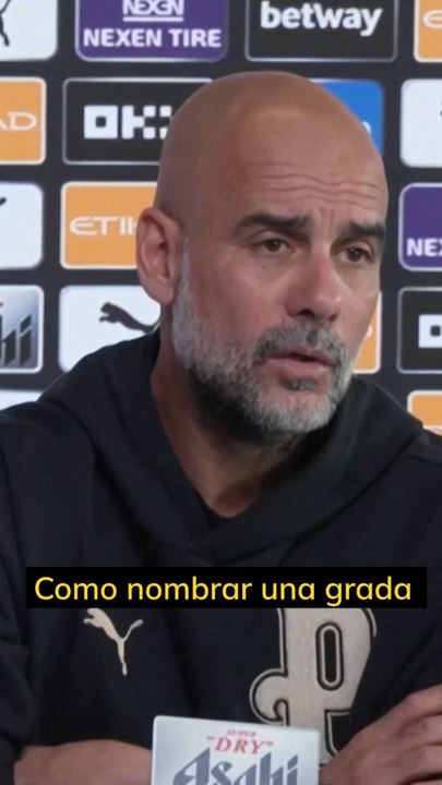 Guardiola: "Lo importante es que mires atras con una sonrisa enorme"