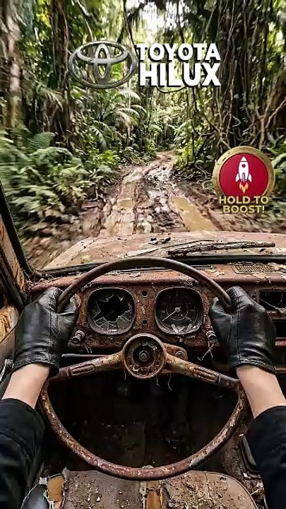 Evolution of the Indestructible: Toyota Hilux Cockpit POV (1968 - 2030)