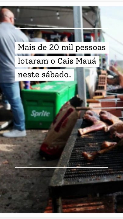 Vídeo - Paleta Atlântida recebe mais de 20 mil pessoas no Cais Mauá