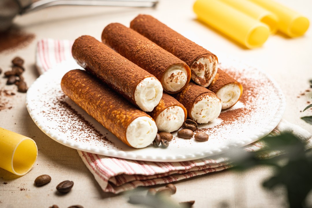 Canelones de tiramisú