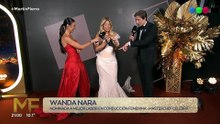 Wanda Nara sorprendió en los Martín Fierro llevando una filmadora y sorprendió a Iván de Pineda al revelar qué grabó