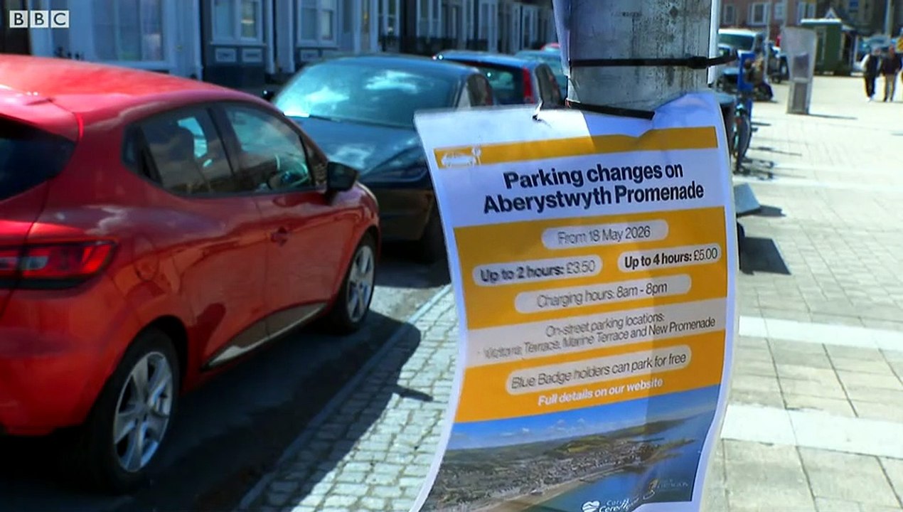 Parking charges begin on Aberystwyth promenade