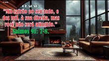ORAÇÃO: Mil cairão ao seu lado, e dez mil, à sua direita, mas você não será atingido.Salmos 91: 7-8.