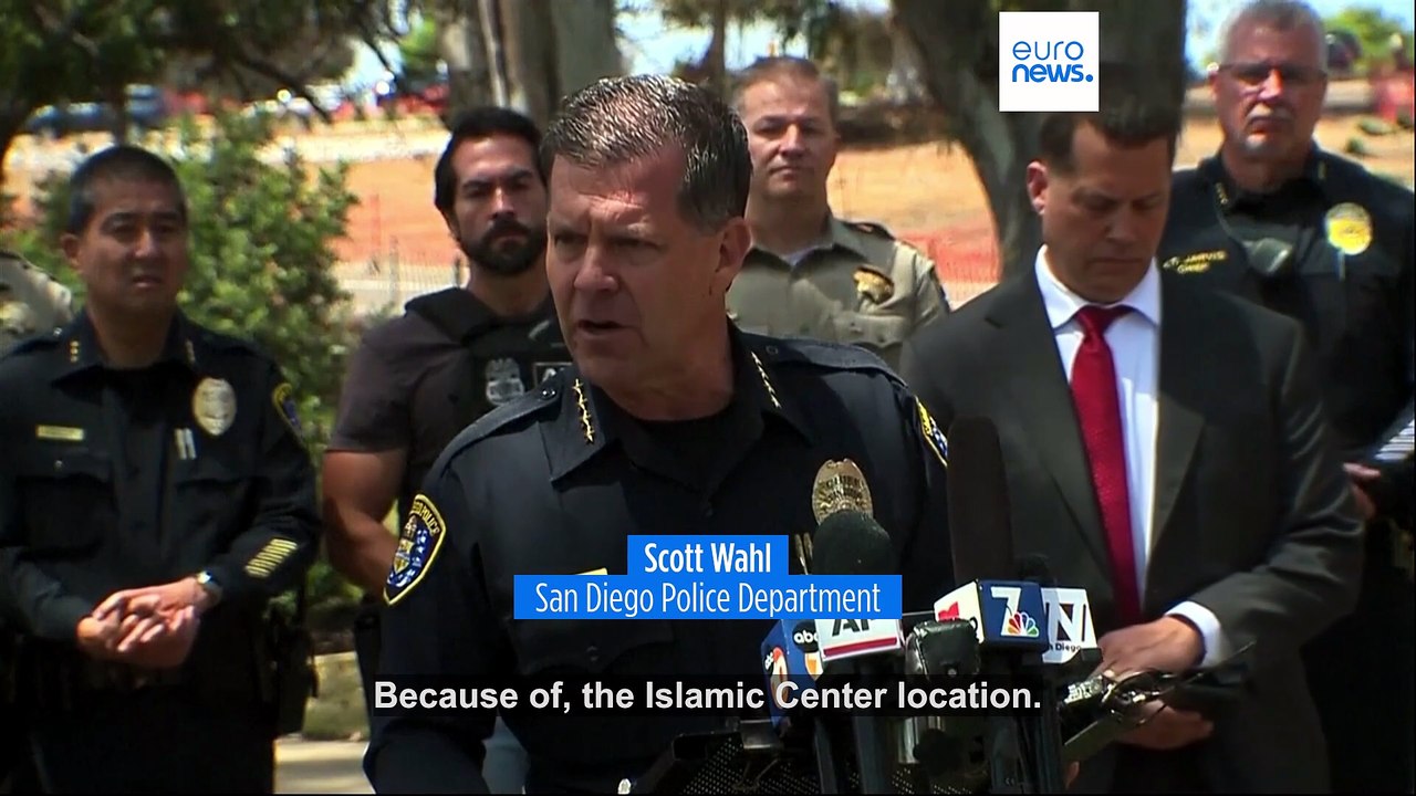 Three people killed as two teenagers open fire at a mosque in San Diego