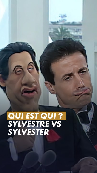 Quand  Sylvester Stallone découvrait sa marionnette iconique des Guignols 😂