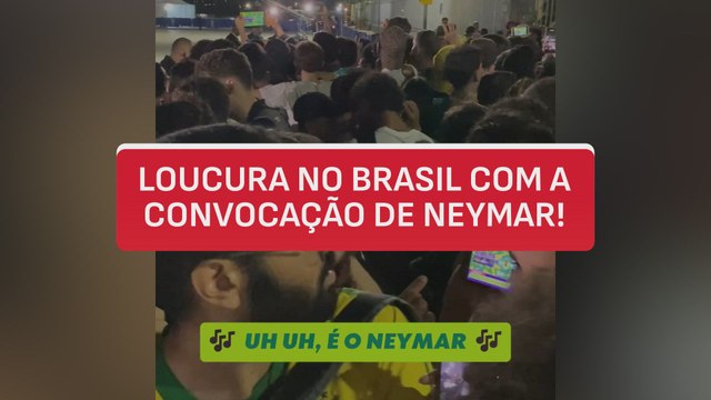 NEYMAR CONVOCADO: As MELHORES reações de FELICIDADE ABSOLUTA no Brasil após o anúncio de CARLO ANCELOTTI