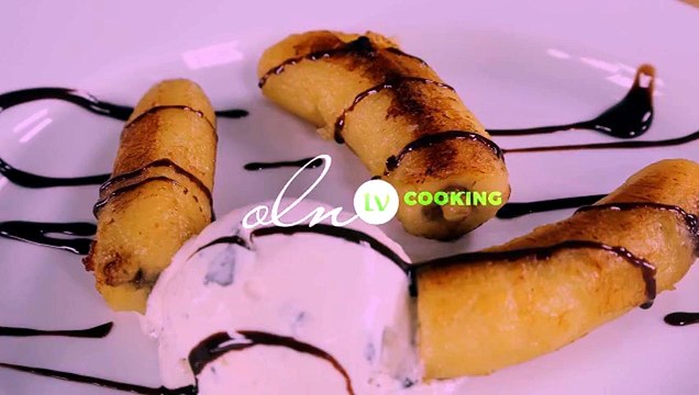 طريقة عمل الموز المقلي بالشوكولا بمكونين فقط