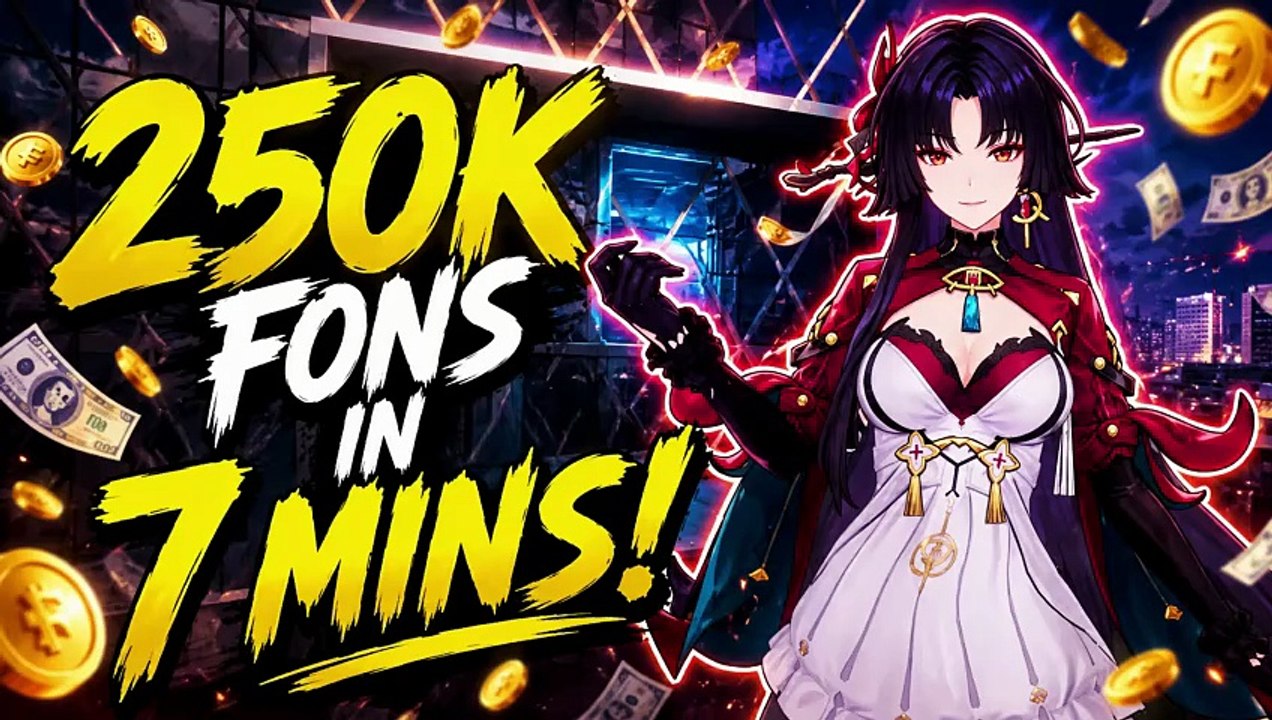 HOW TO GET 250K FONS IN 7 MINS | NTE